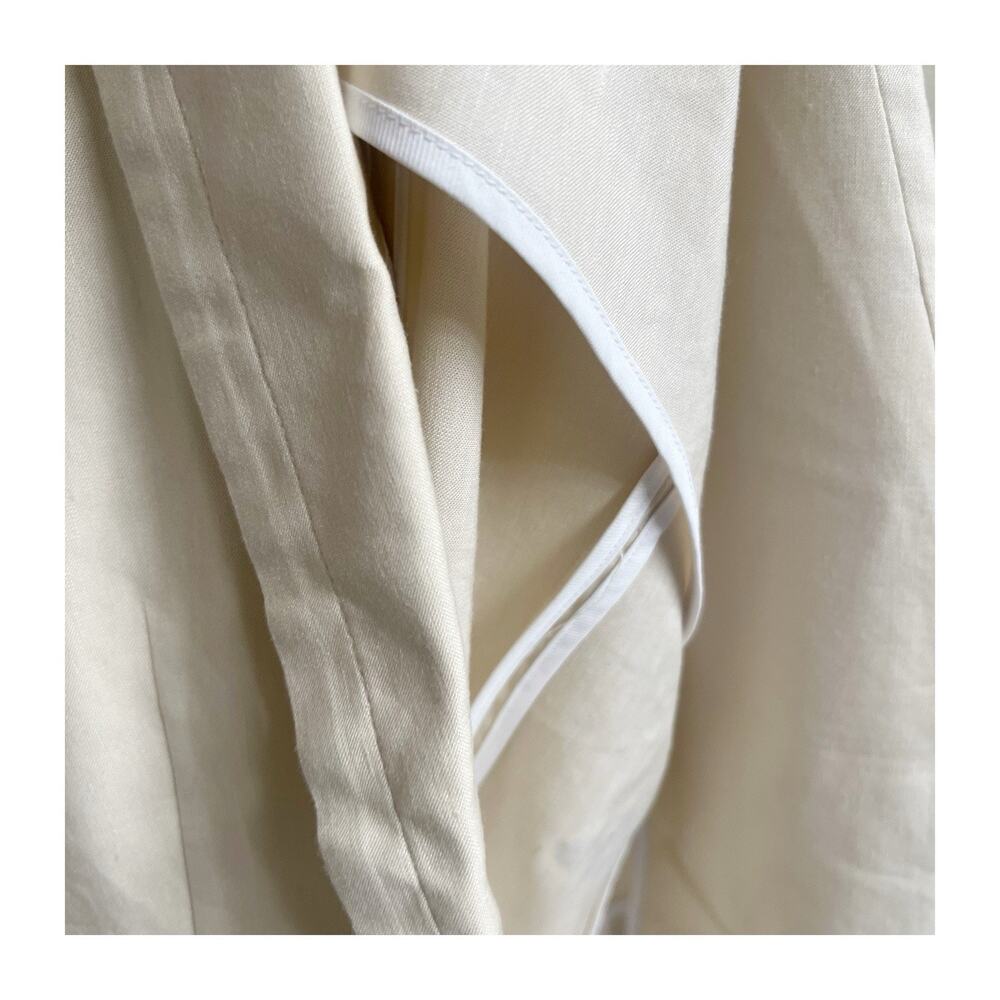 Rag & Bone Cream Linen Margot Blazer Sport Coat with Notched Lapel Size 0 - Picture 9 of 14